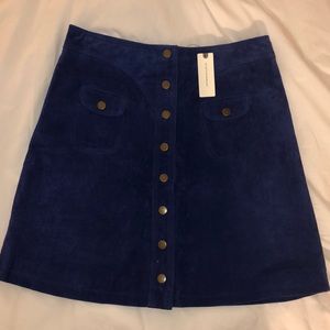 Anthropologie Leather Skirt | Size 8